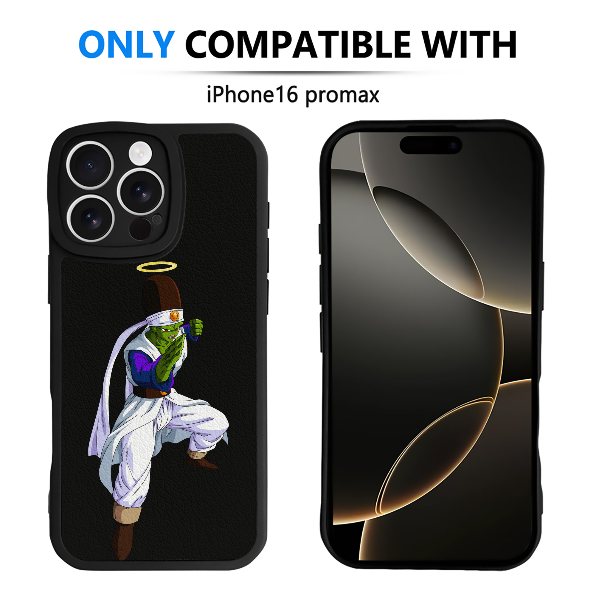 （画像用） ドラゴンボール パイクーハン DRAGON BALL Pikkon 【iPhone 16シリーズ対応】シリコンスマホケース（レザー調） 材質：シリコン
